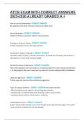 ATCB EXAM WITH CORRECT ANSWERS 2025-2026 ALREADY GRADED A &plus;