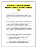 FDNY G-46 EXAM QUESTIONS AND ANSWERS &vert; EXPERT VERIFIED &vert; SURE TO PASS