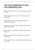 NGN ATI RN COMPREHENSIVE EXIT EXAM 2026 COMPREHENSIVE EXAM