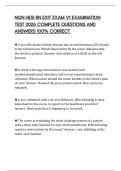 NGN HESI RN EXIT EXAM V1 EXAMINATION TEST 2026 COMPLETE QUESTIONS AND ANSWERS 100&percnt; CORRECT