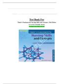 Test Bank For Timby's Fundamental Nursing Skills and Concepts&comma; 13th Edition by Loretta A Donnelly-Moreno