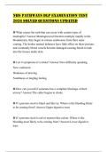 NHS PATHWAYS DLP EXAMINATION TEST 2026 SOLVED QUESTIONS UPDATED