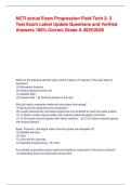 NCTI actual Exam Progression Field Tech 2- 3 Test Exam Latest Update Questions and Verified Answers 100&percnt; Correct Grade A 2025&sol;2026