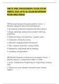 NOCTI PRE ENGINEERING EXAM STUDY SHEET 2026 ACTUAL EXAM QUESTIONS WITH SOLUTIONS