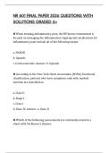 NR 601 FINAL PAPER 2026 QUESTIONS WITH SOLUTIONS GRADED A+
