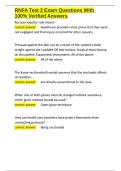 RNFA Exam Bundle With 100&percnt; Correct Answers 2025