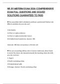 NR 511 MIDTERM EXAM 2026 COMPREHENSIVE EXAM FULL QUESTIONS AND SOLVED SOLUTIONS GUARANTEED TO PASS