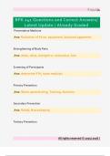 BPK 241 Questions and Correct Answers&sol;  Latest Update &sol; Already Graded