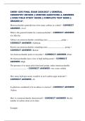 CHEM 1205 FINAL EXAM 2026&sol;2027 &vert;&vert; GENERAL CHEMISTRY REVIEW &vert;&vert; VERIFIED QUESTIONS & ANSWERS &vert;&vert; HIGH-YIELD STUDY GUIDE &vert;&vert; COMPLETE TEST BANK &vert;&vert; GRADED A&plus; 