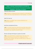 EMT FISDAP READINESS EXAM &num;1  Questions and Correct Answers&sol; Latest  Update &sol; Already Graded