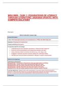 WGU D688 - TASK 1 &vert; FOUNDATIONS OF LITERACY THROUGH LITERATURE &vert; 2025&sol;2026 UPDATE &vert; WITH COMPETE SOLUTION&excl;&excl;
