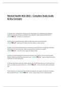 Mental Health HESI 2025 &ndash; Complete Study Guide & Key Concepts