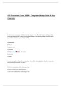 ATI Proctored Exam 2023 &ndash; Complete Study Guide & Key Concepts