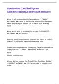 ServiceNow Certified System Administration questions with answers