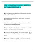 NRNP 6635 ACTUAL EXAM 2026 QUESTIONS WITH ANSWERS GRADED A&plus;