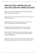 NRNP 6645 WEEK 6 MIDTERM EXAM Q&A 2026 STUDY GUIDE WITH VERIFIED SOLUTIONS