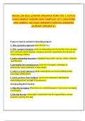 SNCOA LDR-301S LEADING ORGANIZATIONS TEST 1 ACTUAL EXAM NEWEST VERSION 2024 COMPLETE 227&plus; QUESTIONS AND CORRECT DETAILED ANSWERS &lpar;VERIFIED ANSWERS&rpar; &vert;ALREADY GRADED A&plus;&period;