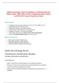 Adult-Gerontology Nurse Practitioner Certification Review Study Guide &vert; 2025&ndash;2026 AGNP Certification Study Guide &vert; AANP&sol;ANCC Exam Prep Review Book