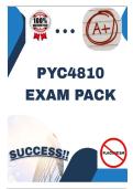 PYC4810 EXAM PACK 2026 