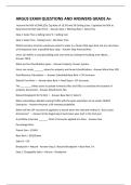 ARGUS EXAM QUESTIONS AND ANSWERS GRADE A&plus;