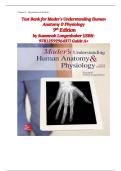 Mader's Human Anatomy & Physiology Test Bank &ndash; 9th Edition &vert; Complete Q&A Study Guide