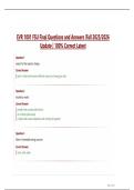  EVR 1001 FSU Final Questions and Answers &vert;Fall 2025&sol;2026  Update &vert; 100&percnt; Correct Latest