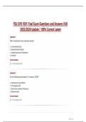  FSU EVR 1001 Final Exam Questions and Answers &vert;Fall  2025&sol;2026 Update &vert; 100&percnt; Correct Latest