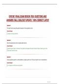 EVR1001 FINAL EXAM REVIEW &lpar;FSU&rpar; QUESTIONS AND  ANSWERS &vert;FALL 2026&sol;2027 UPDATE &vert; 100&percnt; CORRECT LATEST