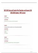  EVR 1001 Kranz and Fuentes Final Questions and Answers &vert;Fall  2025&sol;2026 Update &vert; 100&percnt; Correct