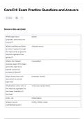 CoreCHI Exam Practice Questions and Answers