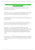 CPCU 520- Meeting Challenges Across Insurance Operations Exam Questions with Correct  Answers &vert; 100&percnt; Verified solutions