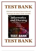 Informatics and Nursing&colon; Opportunities and Challenges &ndash; 6th Edition by Sewell &vert; Complete Test Bank