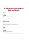  COB 300 Operations Exam &num;1 Questions and Answers &vert;Fall  2026&sol;2027 Update &vert; 100&percnt; Correct