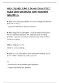 NSG 233 MED SURG 3 EXAM 1 ACTUAL EXAM SCRIPT 2026 QUESTIONS WITH ANSWERS GRADED A&plus;