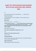 AAERT CET CERTIFICATION EXAM ANSWERS  WITH ACTUAL QUESTIONS 100&percnt; VERIFIED  2029