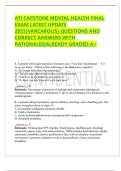 ATI CAPSTONE MENTAL HEALTH FINAL EXAM LATEST UPDATE 2025&lpar;VARCAROLIS&rpar;