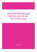 (2025) samenvatting + lesnotities Interpersoonlijke modellen 