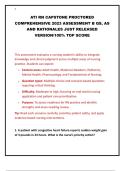 ATI RN CAPSTONE PROCTORED COMPREHENSIVE 2023 ASSESSMENT B