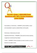 POLI 4011 &ndash; 100&plus; Exam Questions on Bureaucracy&comma; Accountability&comma; Policy&comma; and Decision-Making &ndash; Louisiana State University