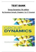 Group Dynamics &lpar;7th Edition&comma; Donelson Forsyth&rpar; Test Bank &ndash; Chapters 1&ndash;17 Complete Exam Questions and Answers