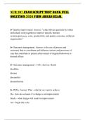 NUR 307 EXAM SCRIPT TEST BANK FULL SOLUTION 2026 VIEW AHEAD EXAM