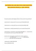 California RDH Law and Ethics Exam Questions and Answers &lpar;Graded A&plus;&comma; 100&percnt; Verified&rpar;