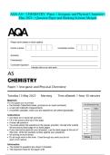 AQA AS- CHEMISTRY -Paper 1 Inorganic and Physical ChemistryMay 2025 &ndash; Question Paper and Marking Scheme Merged