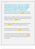 PSI INSURANCE EXAM - OH LIFE&comma; ACCIDENT&comma;  AND HEALTH EXAM GUIDE ACTUAL PREP  QUESTIONS AND WELL REVISED ANSWERS -  LATEST AND COMPLETE UPDATE WITH  VERIFIED SOLUTIONS &ndash; ASSURES PASS 