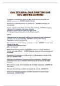 LGAV 3110 FINAL EXAM QUESTIONS AND 100&percnt; VERIFIED ANSWERS&excl;&excl;