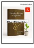 solutions manual Complex variables and applications &lbrack;9th ed&period;&rsqb; By Brown