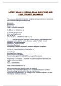 LATEST LGAV 3110 FINAL EXAM QUESTIONS AND 100&percnt; CORRECT ANSWERS&excl;&excl;