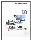 Solutions Manual for Engineering Economy&comma; 9th Edition by Leland Blank&comma; Anthony Tarquin &semi; ISBN13 9781264158096 &lowbar;removed