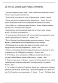 CS 101 ALL EXAMS QUESTIONS & ANSWERS