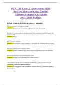 BIOL 180 &ndash; Exam 2 Assessment &lpar;Revised Questions with Correct Answers&rpar; &ndash; Complete A&plus; Guide 2025&sol;2026 Update